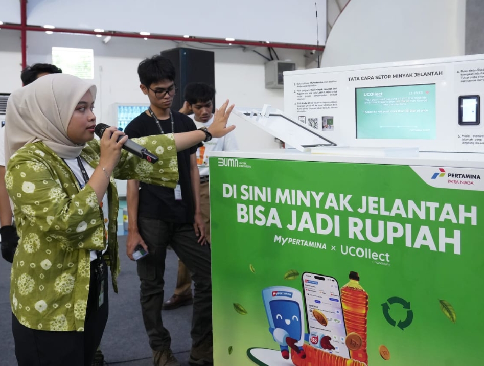 Peluang Baru, Kilang Pertamina Plaju Bongkar Cara Tukar Minyak Jelantah Jadi Rupiah di UCOllect Box