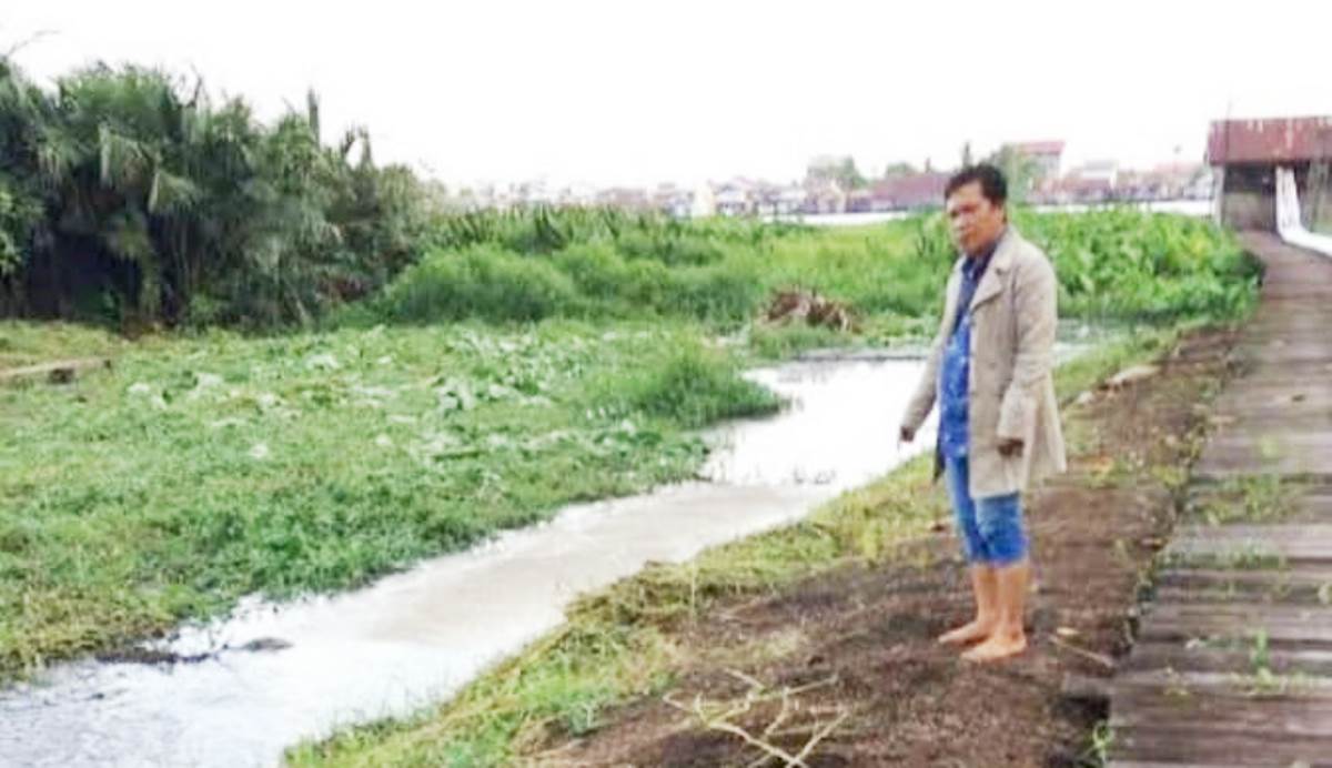 Warga Kemas Rindo Keluhkan Limbah Perusahaan Karet, Kondisi Sungai Sikung Ogan Baru Bikin Geleng Kepala