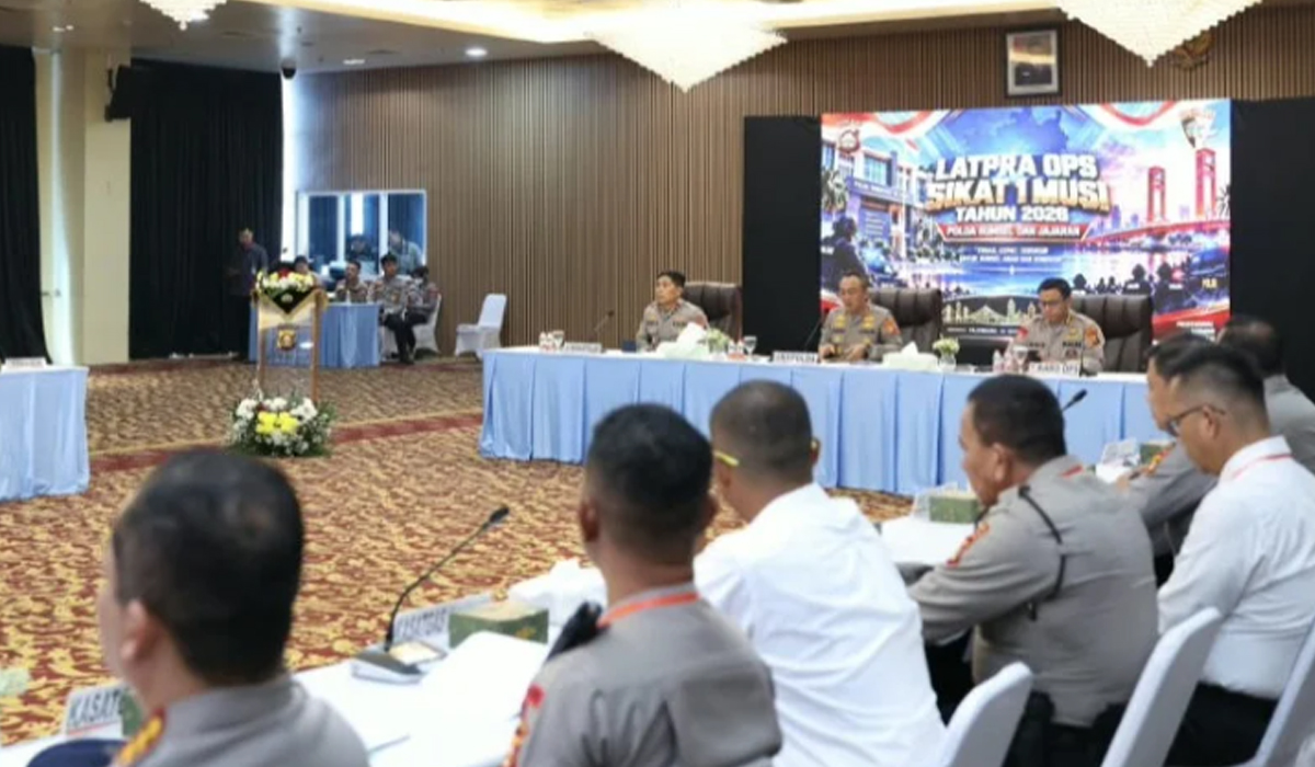 Besok Operasi Sikat I Musi 2026, 16 Hari Kedepan Bidik  Curat, Curas, Curanmor hingga Premanisme