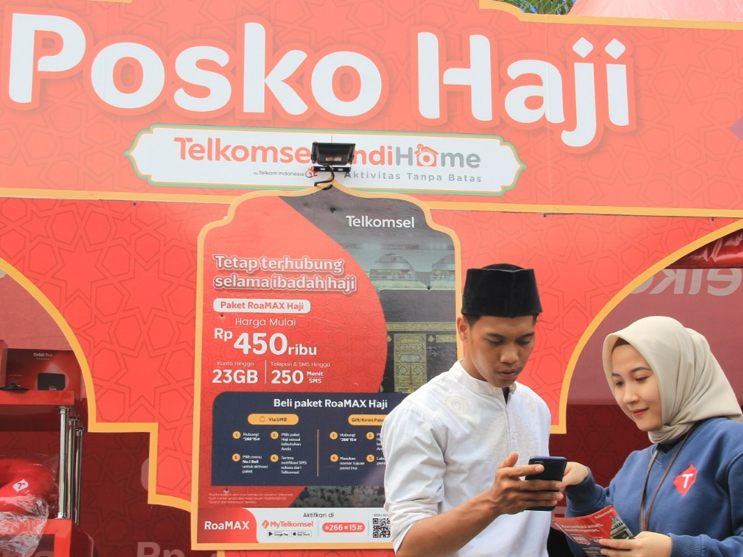 Telkomsel Siapkan Posko Haji dan Titik Layanan di Arab Saudi, Cek di Sini Lokasinya?