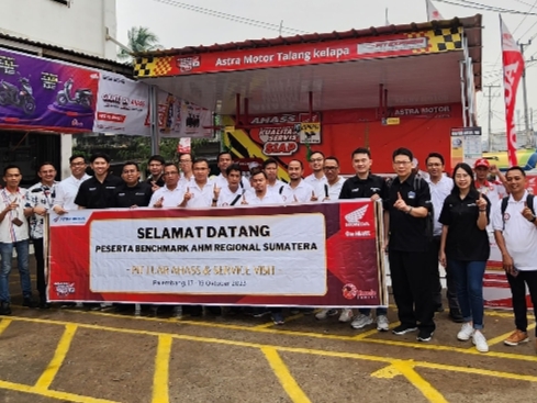 Astra Motor Sumsel Tuan Rumah Benchmark AHASS Regional Sumatera Plus Resmikan TEFA SMK Bistek Palembang 