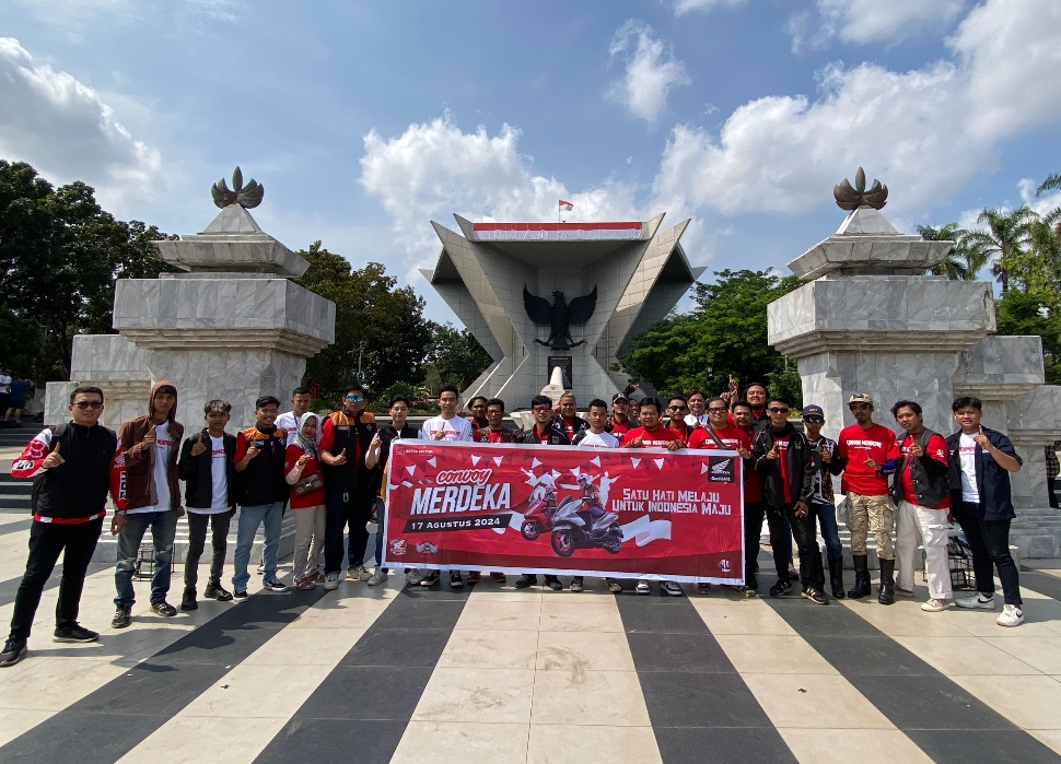 Astra Motor Sumsel Convoy Merdeka, Mulai dari Upacara, City Rolling, Santunan ke Veteran hingga Nonton DBL