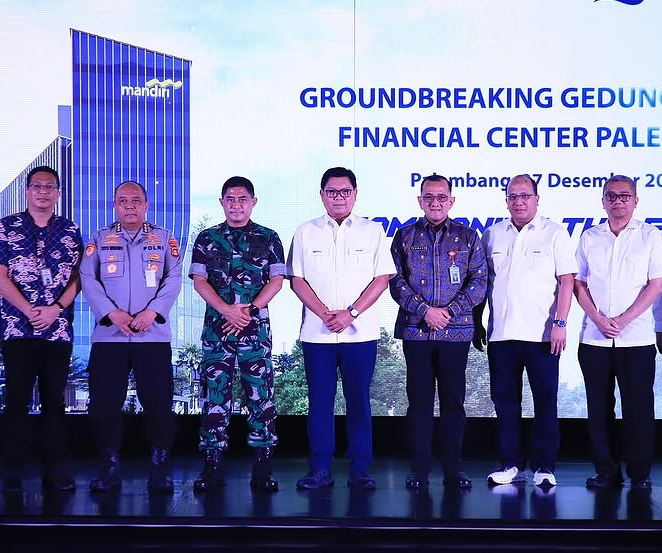 Palembang Segera Punya Gedung Ikonik, Darmawan Junaidi Resmikan Pembangunan Mandiri Financial Center