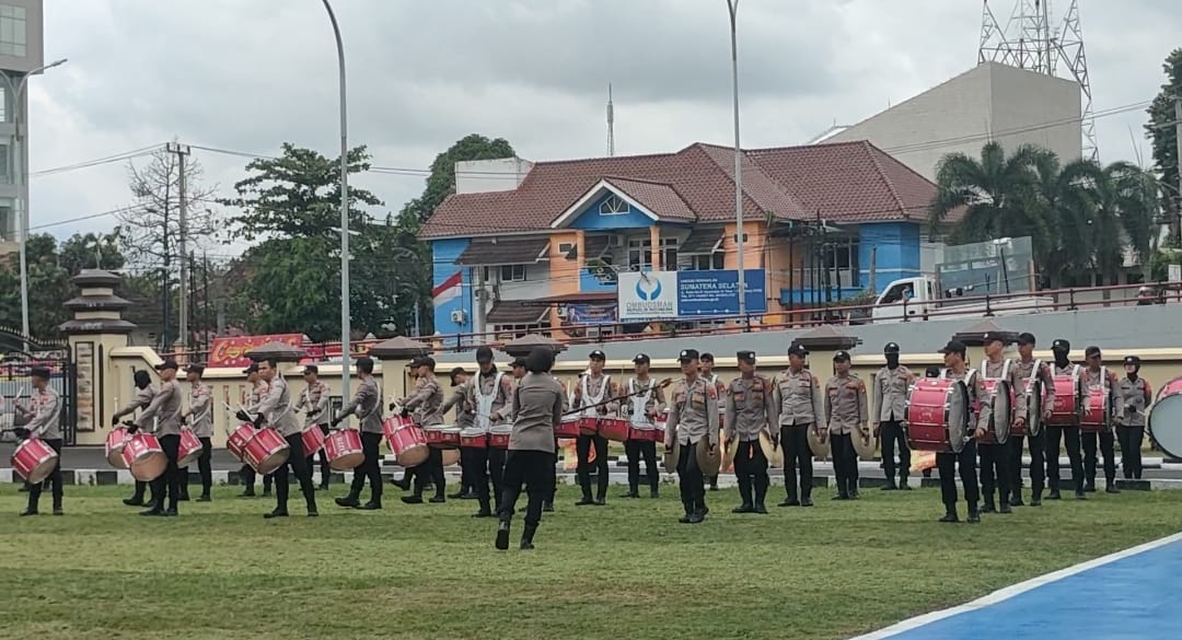 Besok, Dua Petinggi Polri Kunker ke Polda Sumsel, Disambut Atraksi Marching Band Atidhira Wira Bhakti 