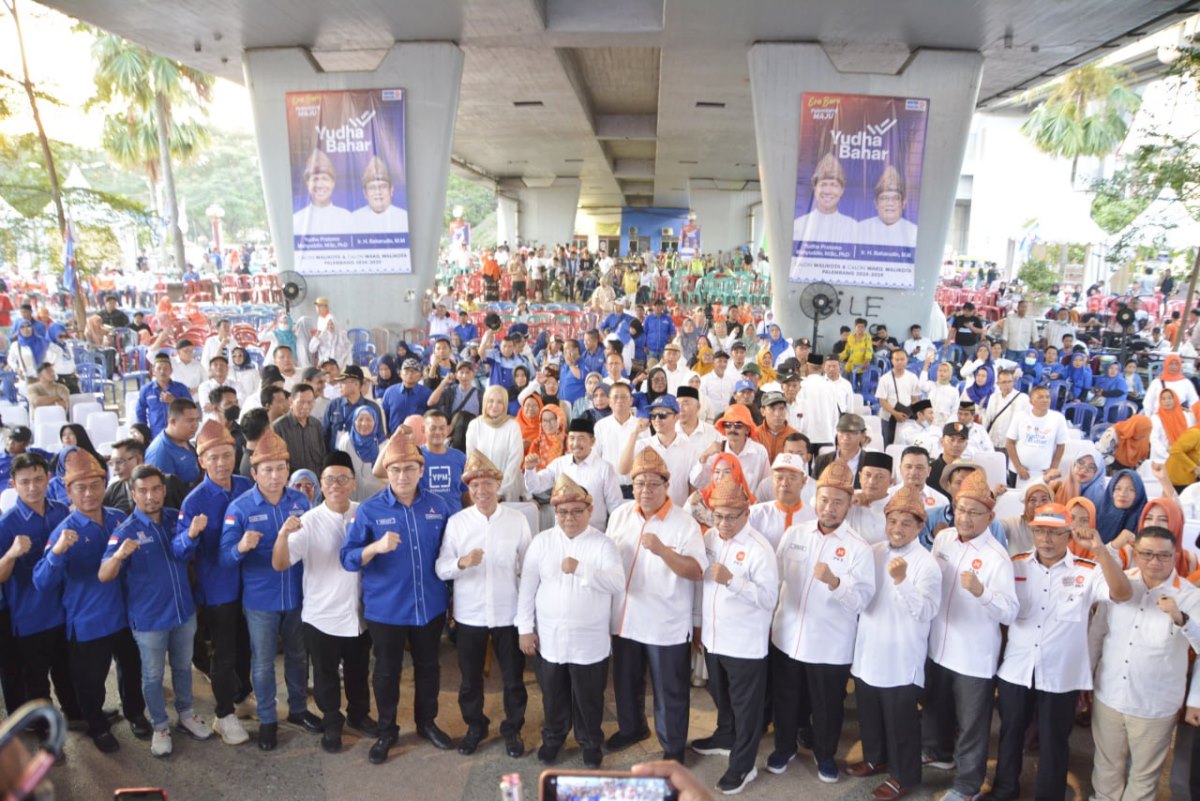 Pilkada Palembang, Yudha-Bahar Janjikan Berobat Gratis Kepada Warga Palembang 