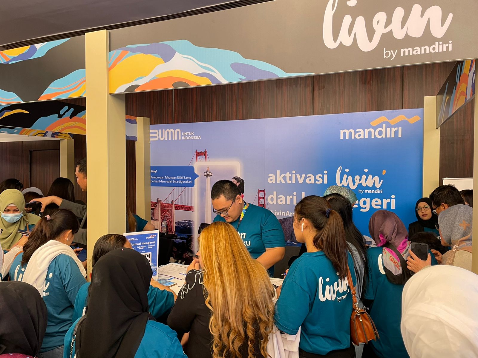  Mandiri Kenalkan Fitur Livin' ke WNI di Dubai