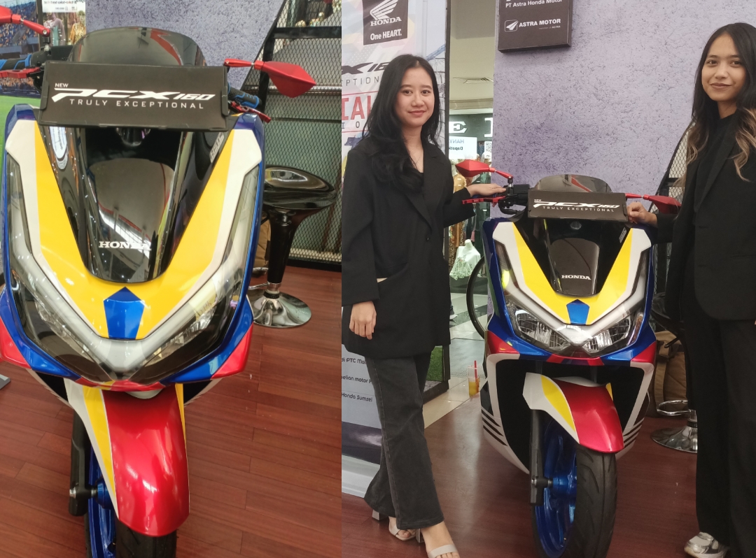 Terbatas, Astra Motor Sumsel Hadirkan New Honda PCX 160 Modif Edisi Gundam, Ini Cara Belinya