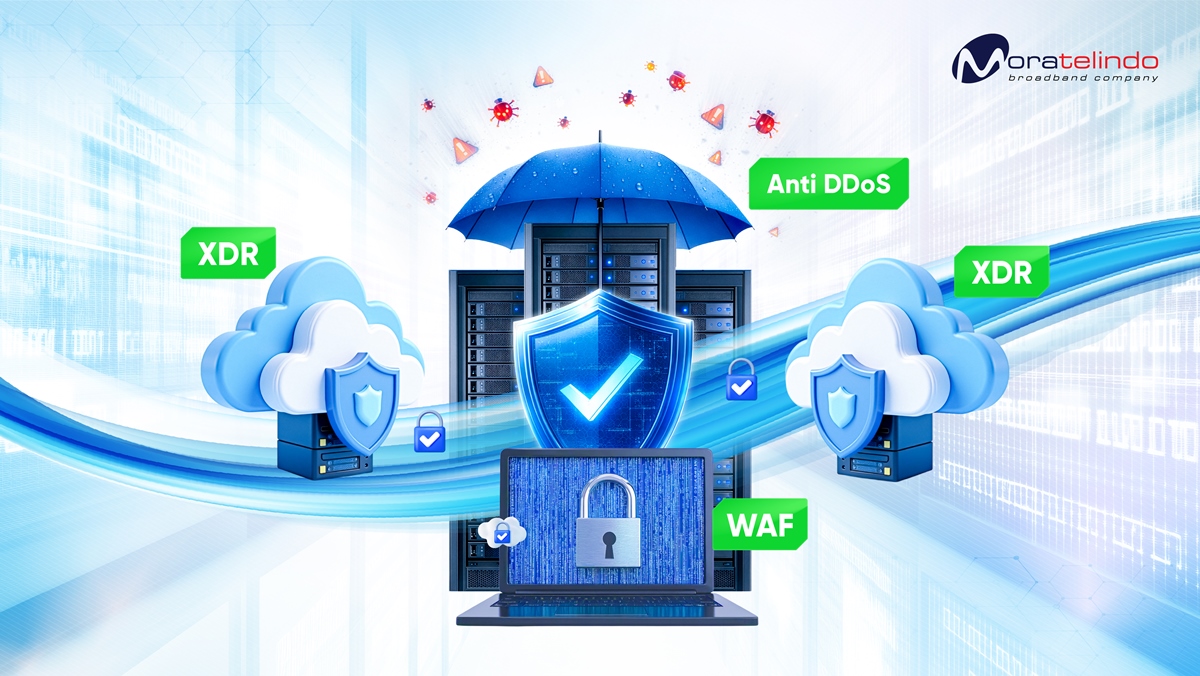 Perkuat Keamanan Digital, Moratelindo Andalkan Anti DDoS, XDR, dan WAF