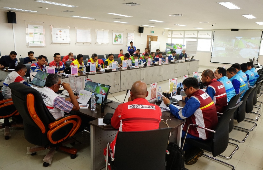 Kilang Pertamina Plaju Gelar Simulasi Emergency Drill, Uji Kesiapsiagaan Hadapi Keadaan Darurat