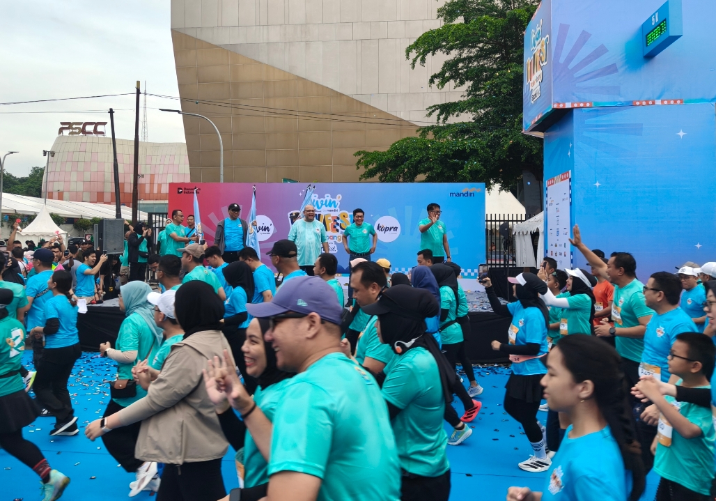 Promosikan Hidup Sehat, Ribuan Warga Palembang Antusias Ikut Meriahkan Livin Run Fest 2025