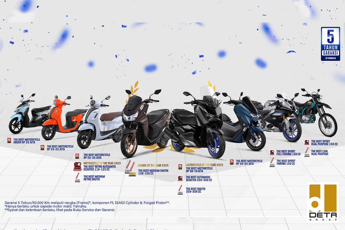 Cek Harga Motor Yamaha 2025 Terbaru, Pilihan Terbaik Menjawab Segala Kebutuhan