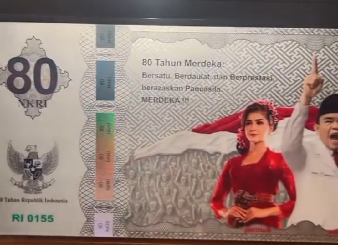 Beredar di Medsos Uang Rupiah Edisi 80 Tahun Kemerdekaan RI Pecahan Rp 80 Ribu, BI: Tidak Benar