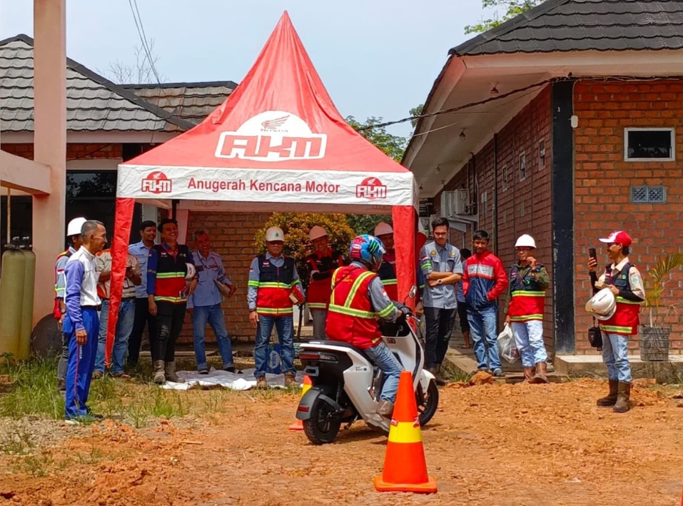 Astra Motor Sumsel Sambangi PT SLR dan Bank Panin, Edukasi Safety Riding Tingkatkan Berkendara Cari Aman