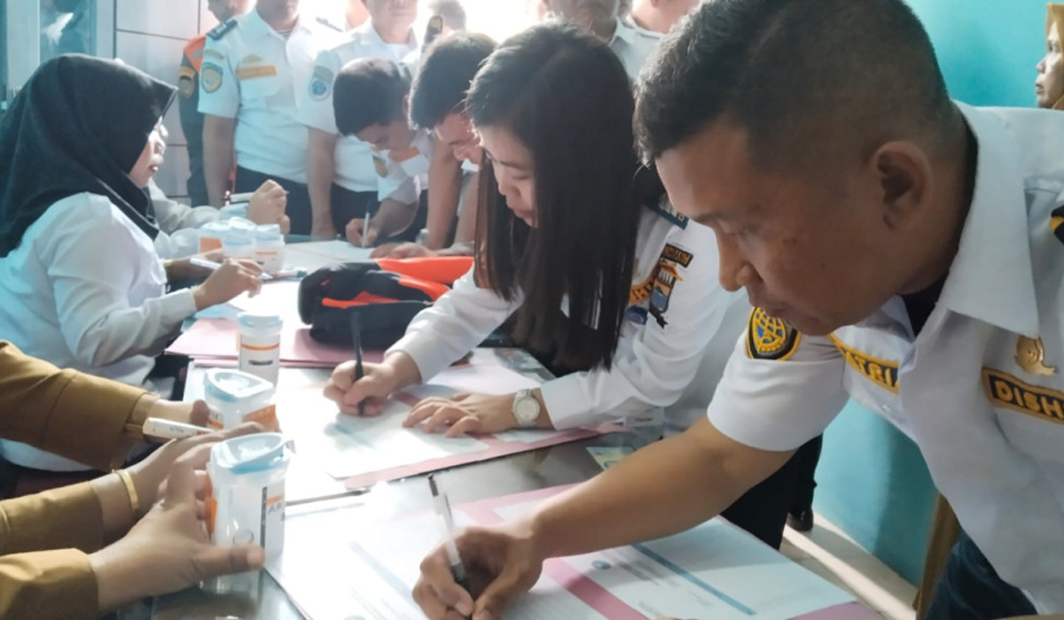 Mendadak, Pemkot Palembang Tes Urine 600 Pegawai Dishub 