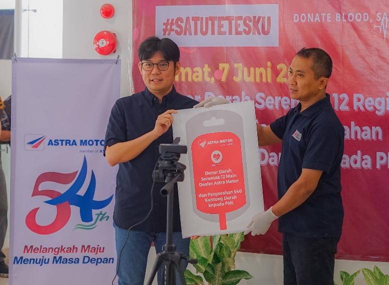 HUT ke-54 Tahun, Astra Motor Gerakkan Aksi Donor Darah Serempak di 11 Main Dealer Target 540 Kantong