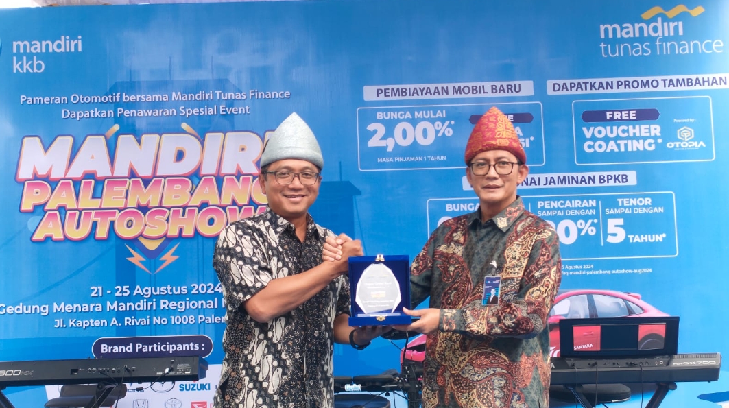 Mandiri Tunas Finance Berkolaborasi dengan Bank Mandiri Gelar Mandiri Palembang Autoshow 2024