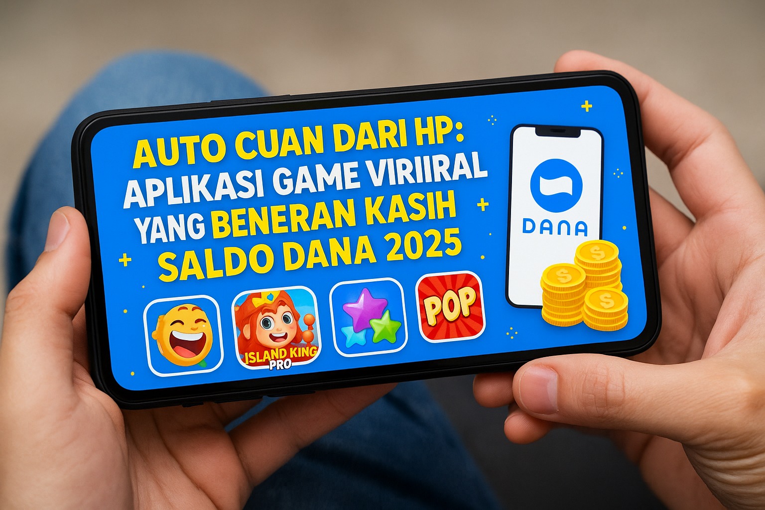 Auto Cuan dari HP, Aplikasi Game Viral yang Beneran Kasih Saldo DANA 2025