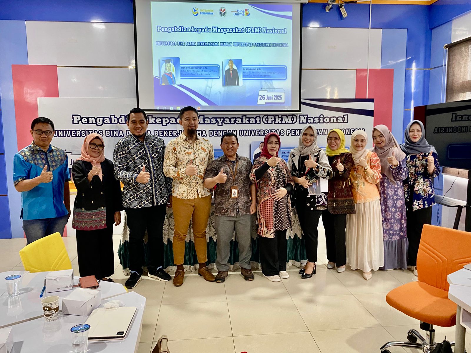 Dosen Universitas Bina Darma Laksanakan PKM Nasional Bagi UMKM Mitra DIIB 