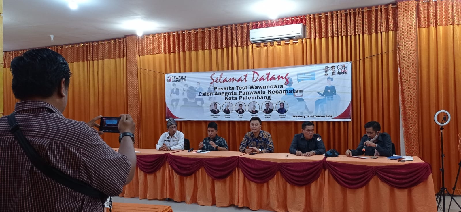 Bawaslu Palembang Himbau Panwascam Diminta Jaga Netralitas 