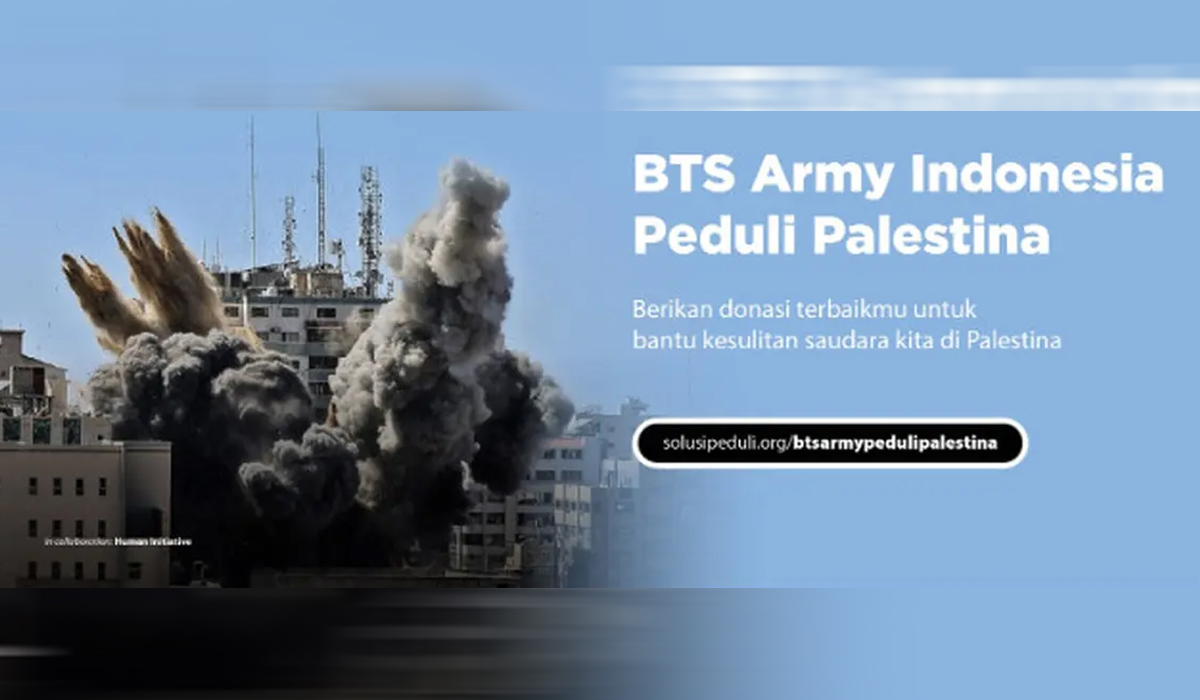 Keren! ARMY Indonesia Galang Bantuan Untuk Palestina, Kumpulan Donasi Rp 1 Milar Dalam 3 Hari