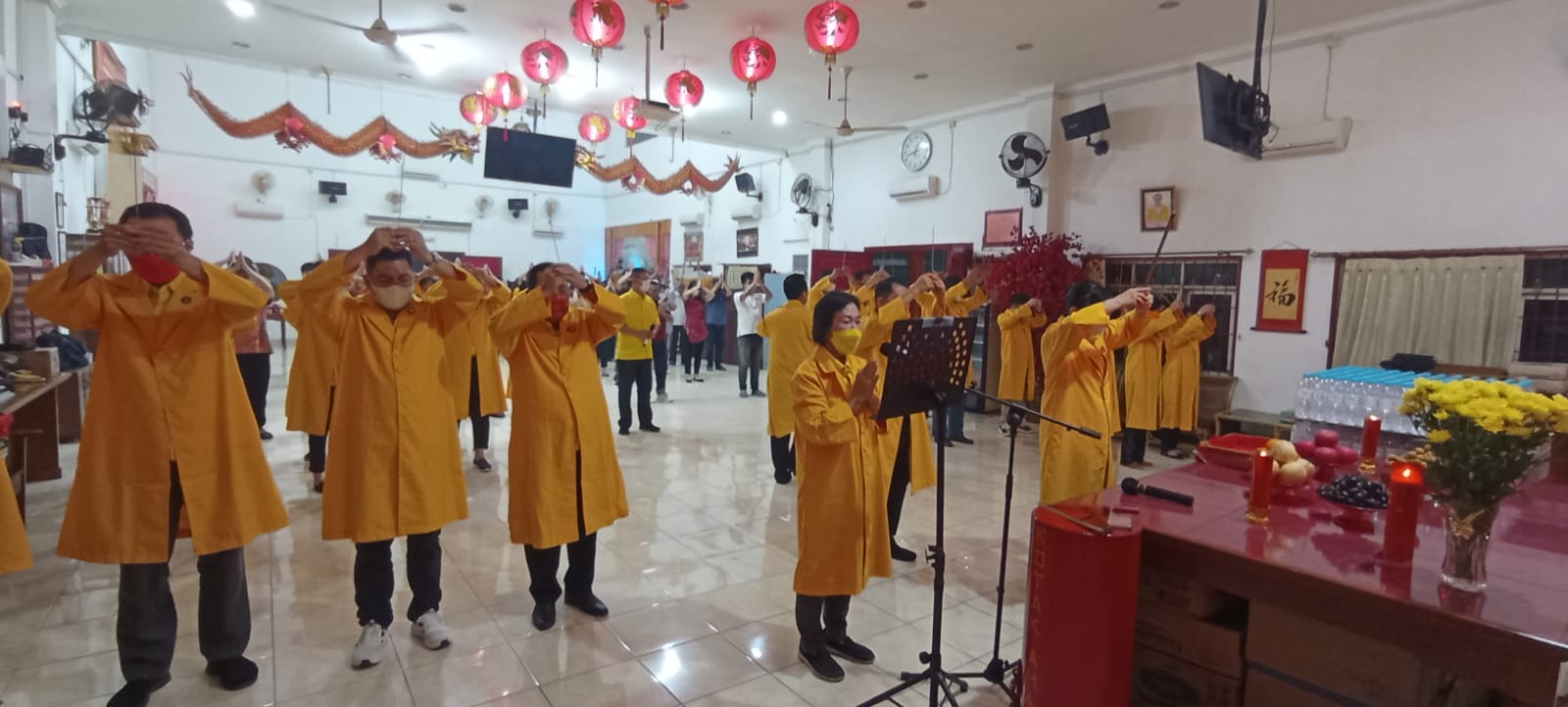 Sambut Imlek, Tempat Ibadah Sinar Agung Tao  Palembang  Gelar Pujabakti