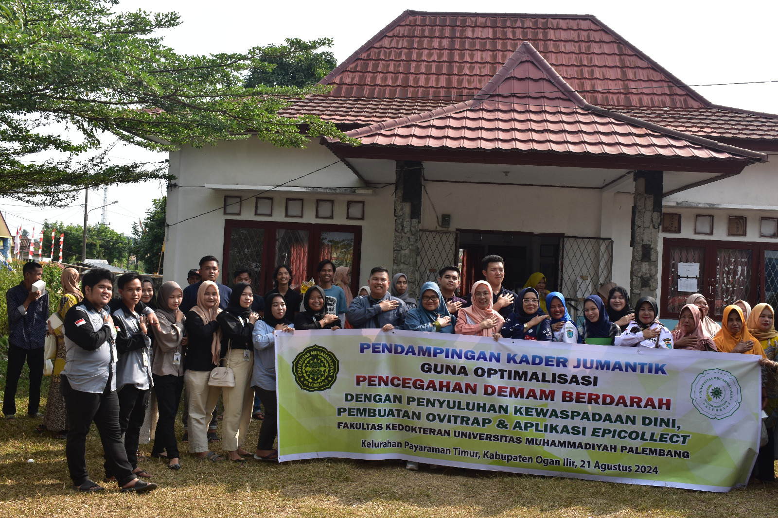 PKM Dosen FK Muhammadiyah Palembang, Penggunaan Teknologi Pemetaan Mencegah DBD di Kelurahan Payaraman Timur