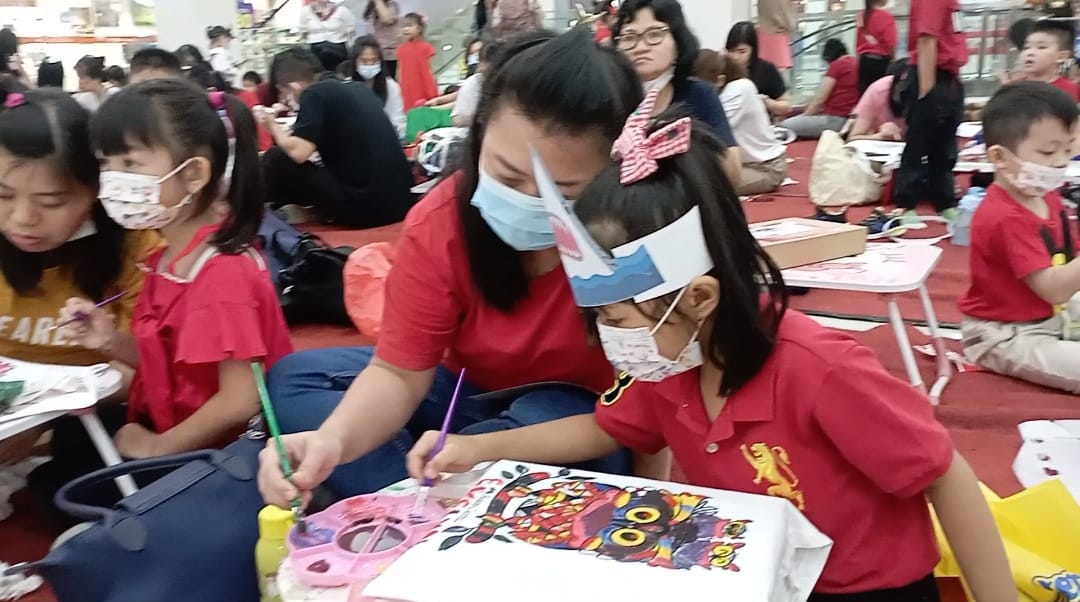 Sambut Imlek,  TK Manggala School Gelar Lomba Mewarnai Anak Kolaborasi dengan Orangtua