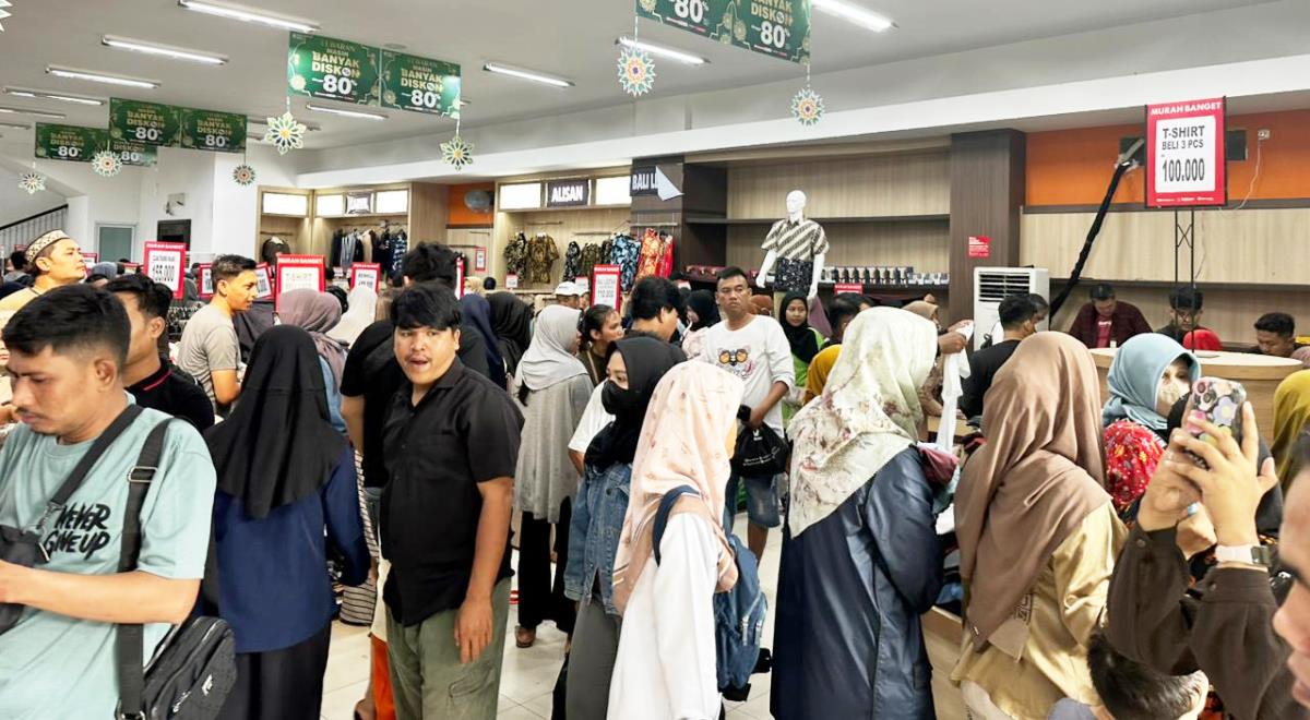 Bludak, Wong Palembang Antusias Datangi Grand Opening Ramayana, Promo Minyak Goreng Ludes 1 Jam