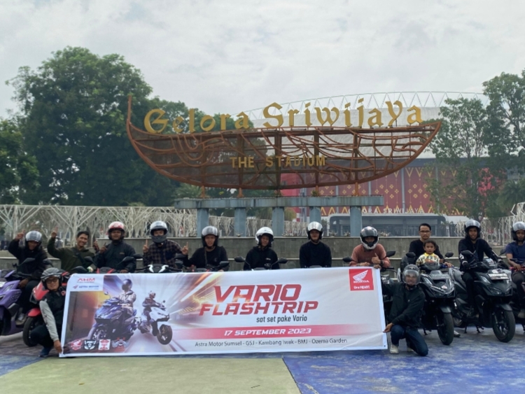 Vario City Flashtrip Astra Motor Sumsel, Rolling City, Fun Games hingga Edukasi Safety Riding