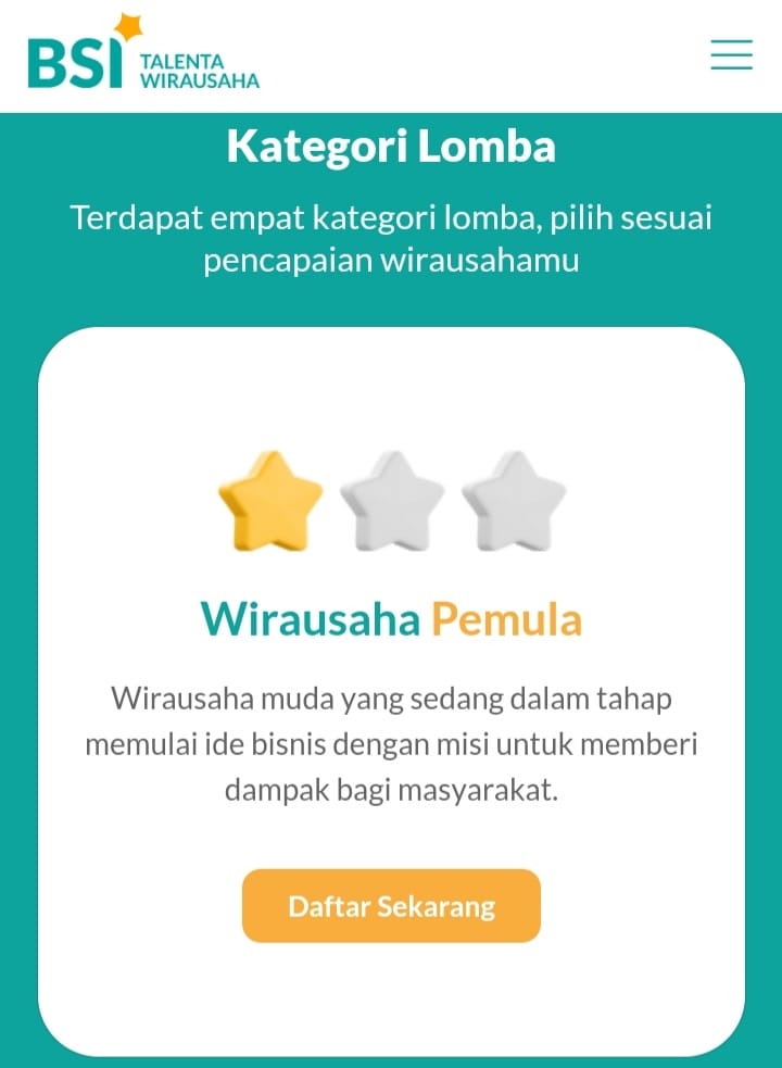 BSI Cari Talenta Wirausaha Muda 2023, Berhadiah Ratusan Juta Rupiah. Simak Link Pendaftaran Ini