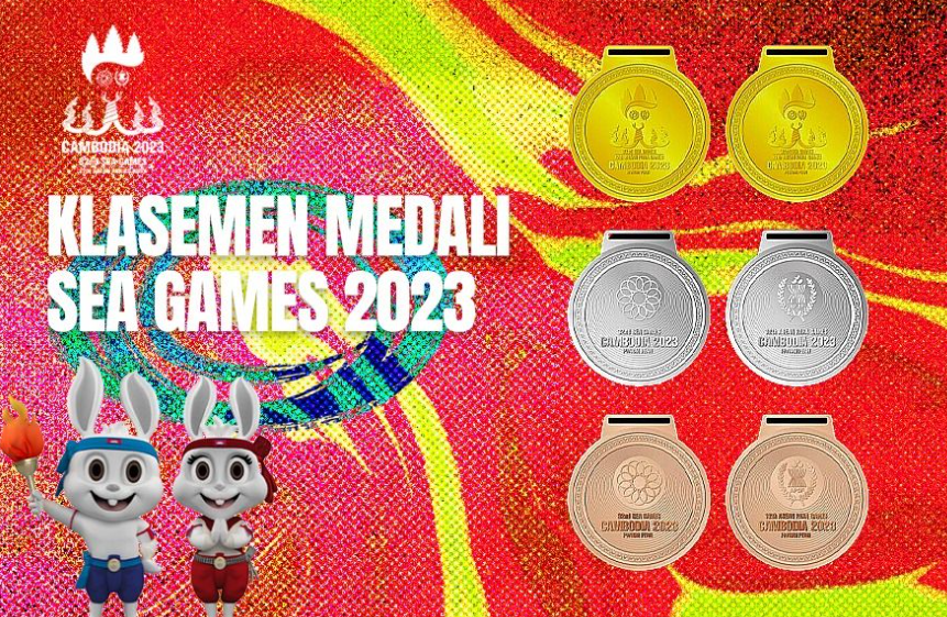 Update Perolehan Mendali SEA Games 2023 Kamboja, Indonesia Terpental Jauh, Vietnam Posisi Pertama