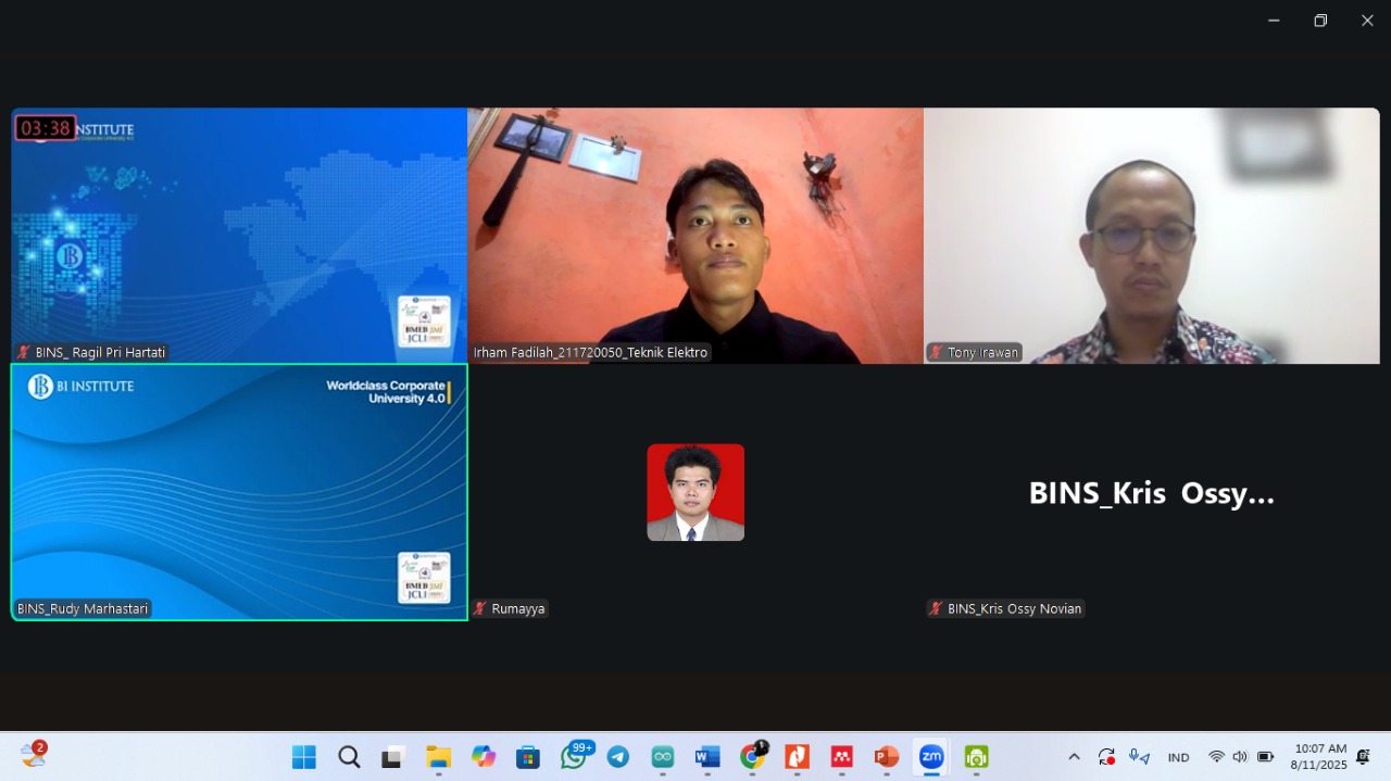 Mahasiswa Teknik Elektro UBD Lolos Top 20 LKTI Bank Indonesia Tahun 2025