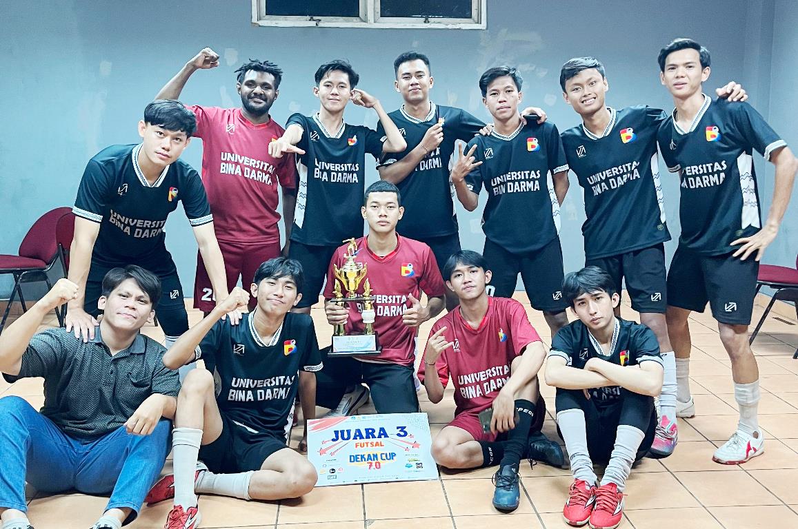 Tim Futsal UBD Gondol Juara 3 Turnamen Dekan Cup Unsri 7.0 2023