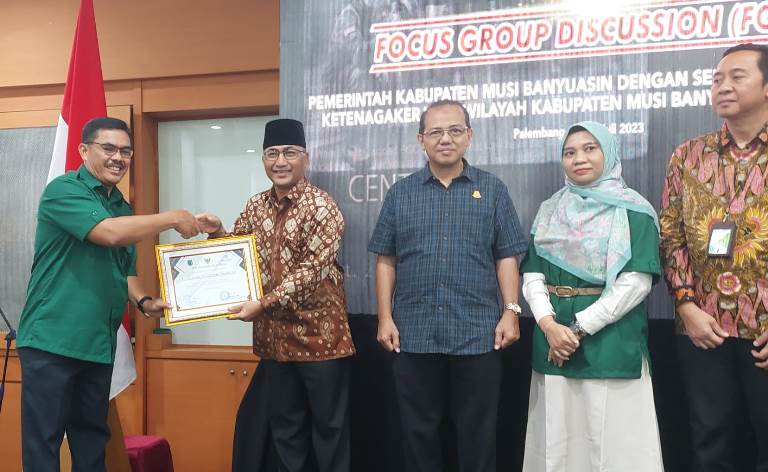 PT GPI Jadi Penyelenggara Terbaik Program Jaminan Kesehatan Nasional di MUBA