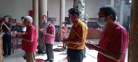 Kelenteng Gie Hap Bio  Gelar Hut Dewa Hok Tek Chin Sin   