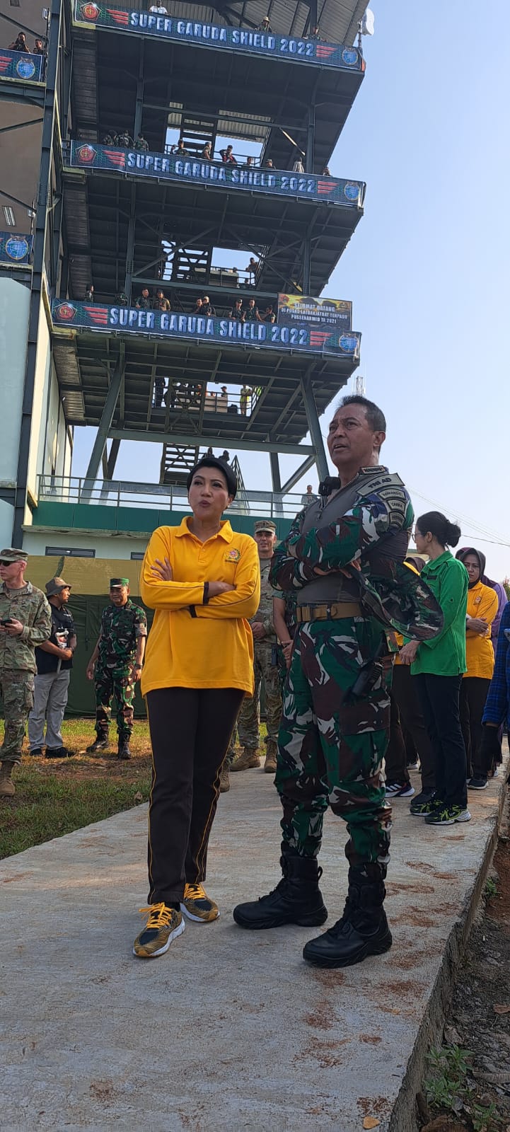 Panglima Tinjau Langsung Latihan Puncak Super Garuda Shield