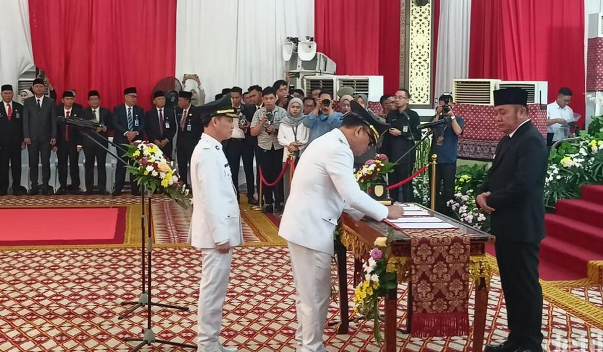 Joncik Muhammad-Arifa'i Kepala Daerah Terakhir yang Dilantik Usai Pilkada Serenatak 2024