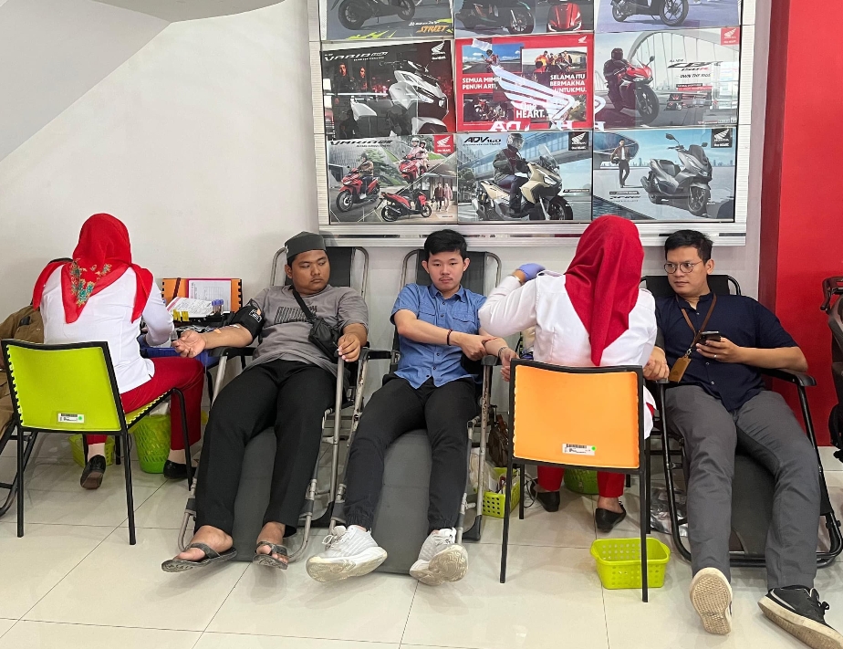 183 Kantong Darah Terkumpul dalam Aksi Donor Darah Astra Motor Sumsel Sepanjang 2024