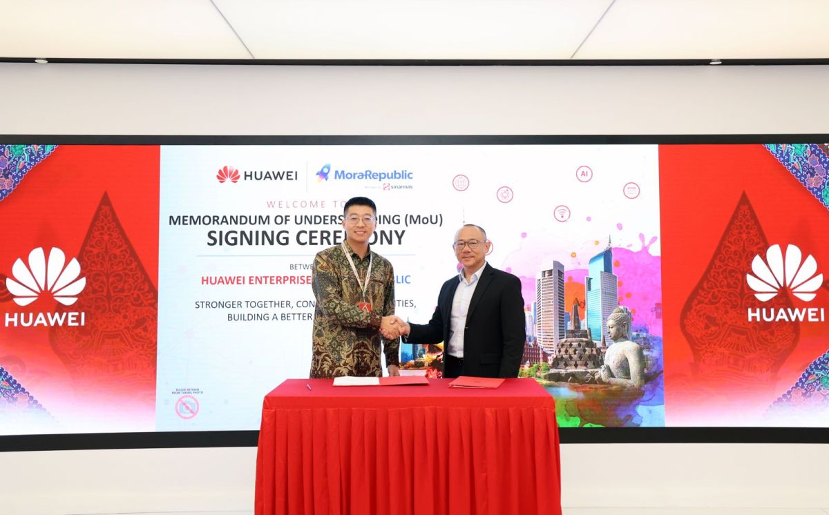 MoraRepublic dan Huawei Indonesia Jalin Kemitraan Strategis, Percepat Transformasi Digital Sektor Enterprise