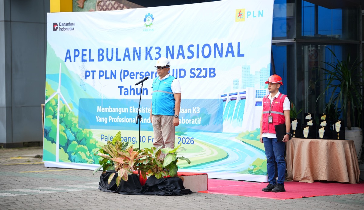 PLN UID S2JB Teguhkan Komitmen K3 pada Apel Bulan K3 Nasional