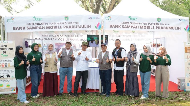 Bank Sampah Binaan PLN UID S2JB di Prabumulih Jadi yang Terbaik se Indonesia 