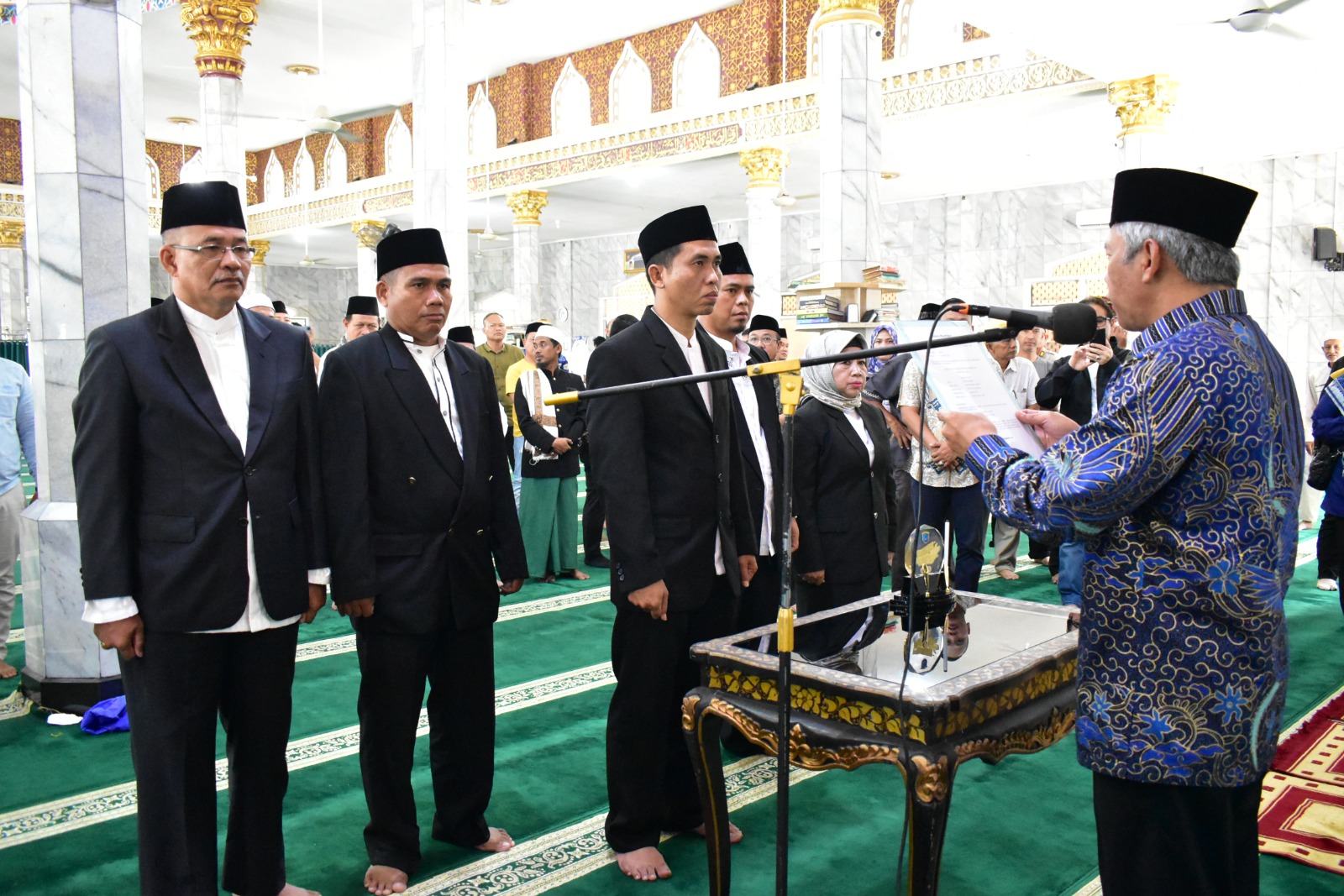 Lantik Pimpinan Baznas, Bupati OKI Harap Zakat Tumbuhkan Ekonomi Umat 