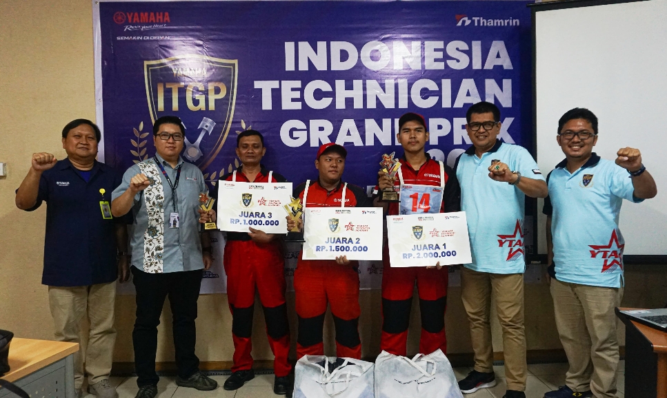 Indonesia Technician Grand Prix 2025, Kompetisi Teknisi Yamaha Tingkat Regional Sumsel-Bengkulu, Ini Pemenang