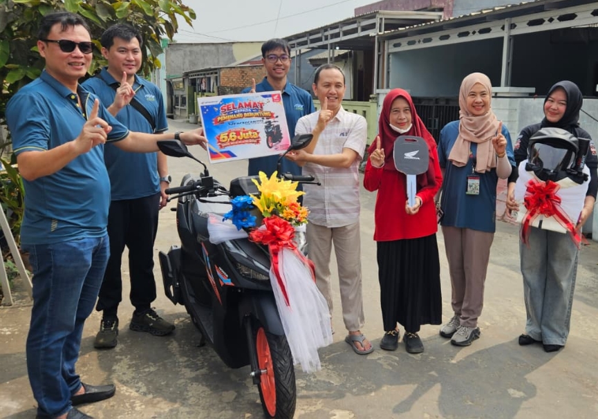 Kejutan HUT ke-56 Astra Motor, Muhammad Herry Ismail Konsumen Sumsel Bawa Pulang Vario 125 Street