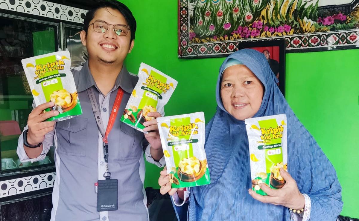 UMKM Binaan Rumah Zakat Ini Bikin Keripik Gurih dan Renyah, Wajar Bikin Nagih