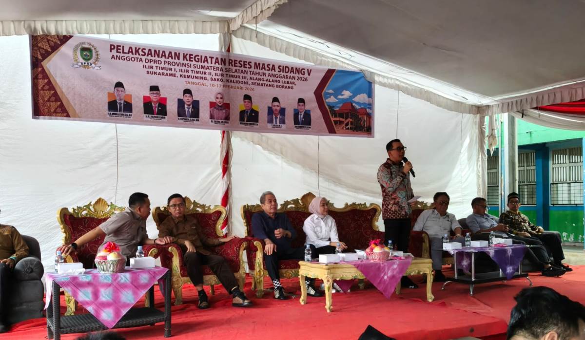 Anggota DPRD Sumsel Dapil II Gelar Reses, Tampung Aspirasi Sekolah dan Masyarakat