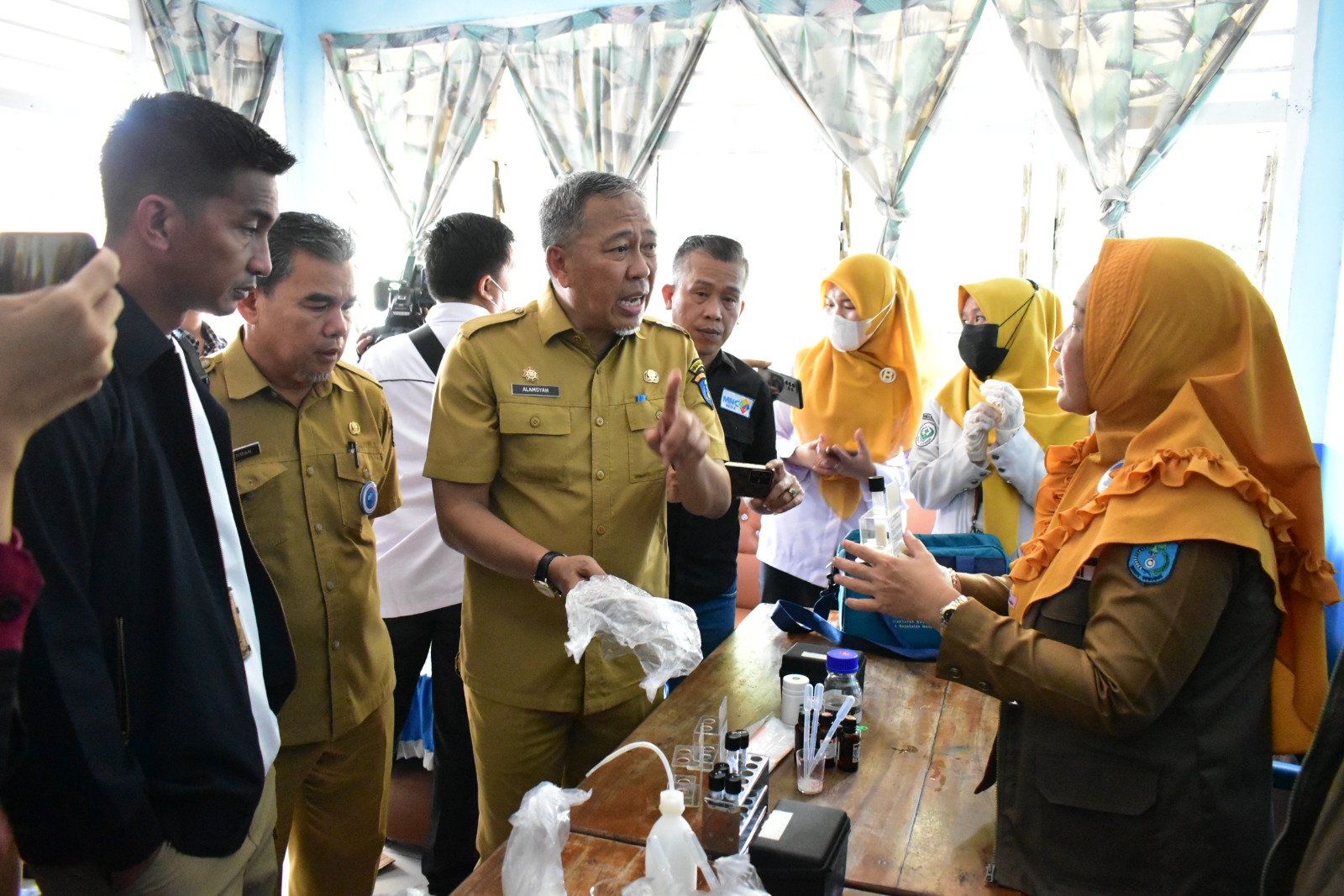 Satgas Pangan OKI Pantau Stok dan Keamanan Pangan di Pasar Tradisional