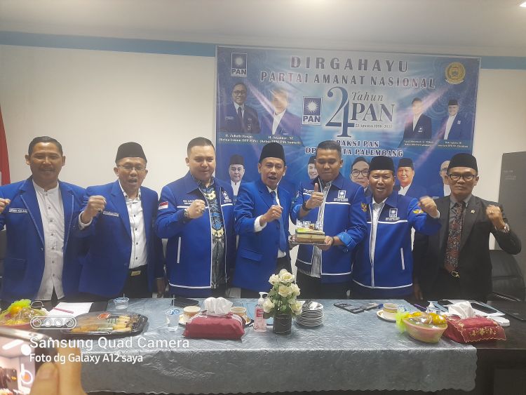 Target PAN Palembang Pada Pemilu 2024 8 Kursi Untuk Rebut  Posisi Ketua DPRD