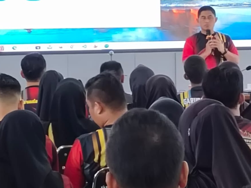 Danrem 044/Gapo Ikuti Grand Launching Aplikasi ETWPAD Bersama Kasad via Vicon