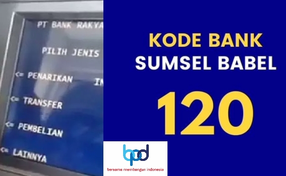 Daftar Kode Bank Daerah Untuk Transfer Antar Bank, Bank Sumsel Babel Kodenya 120, Cek 25 BPD Lainnya 